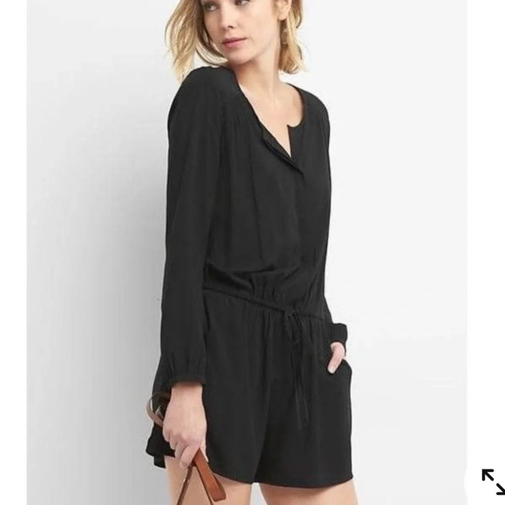 Victoria's Secret Black Lightweight Knit Romper S